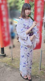 期間限定公開【顔出し】スタイル抜群の女優のたまごと夏祭りの後･･･