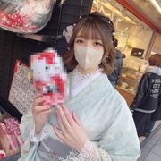 初顔出し撮影！！！僕が通っている青山の美人美容師に着物を着せて河川敷で野外フェラ＆口内射精！！彼女の美貌とあまりの気持ち良さに興奮冷めず2回連続生中出し！！